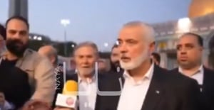 Ismail Haniyeh in an address on the day of his assassination