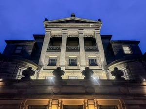 The iconic buildings of the University of St Andrews in Scotland