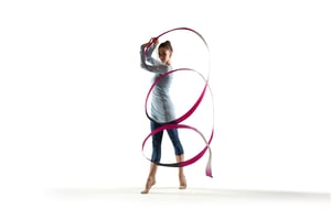 Illustrative: Rhythmic gymnast 