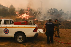 Fires in Athens