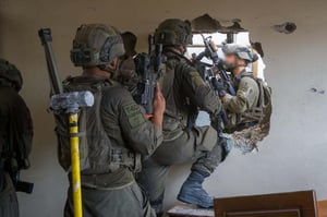 IDF forces in the Gaza Strip.