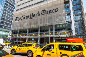 The New York Times Building in Manhattan, New York City