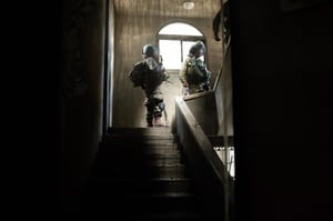 IDF forces in the Gaza Strip.