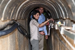 Nikki Haley in a Hamas terror tunnel 