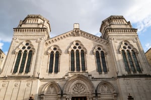 Bordeaux synagogue.