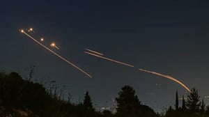 Rockets intercepted on Lebanon border Ayal Margolin/Flash 90