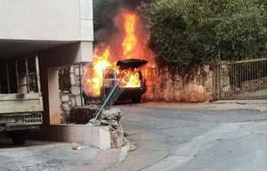 One of the explosions in Lebanon today.