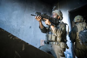 IDF forces in the Gaza Strip.