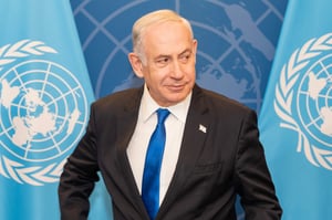 Prime Minister Netanyahu at the UN.