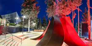 Memorial commemorating Israeli soldiers and civilians murdered on october 7