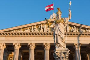 Austrian parliamentary building.