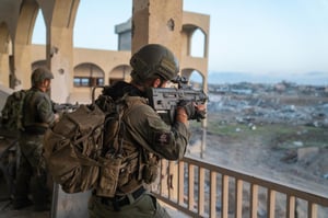 IDF forces in the Gaza Strip.