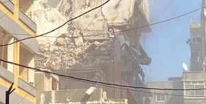 Beirut after attack