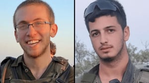 Staff Sergeant Itai Parizai and Staff Sergeant Yair Hananya