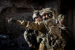 IDF soldiers during Israel's ground invasion of Lebanon