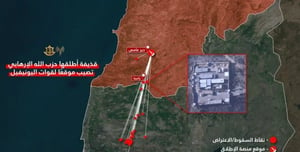 Arabic spokesperson for the IDF reveals where Hezbollah rocket hit