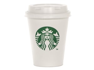 Cup of Starbucks coffee