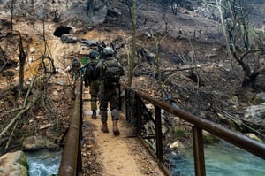 WATCH: IDF soldiers cross Litani River - for the first time since 2000 Lebanon withdrawal