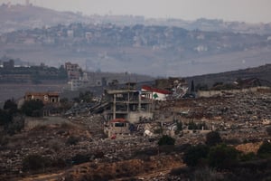 Lebanese village destroyed