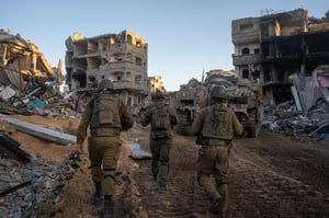 IDF soldiers operating in Jabaliya