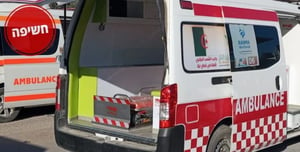 Photo of one of the ambulances being sent into Gaza