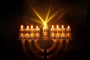 Hannukah candles