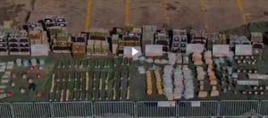 Hezbollah items seized during war