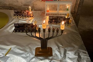 Mysterious menorah shines its light on 1st night of Hanukkah 5785 / 2024