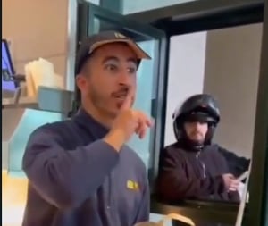 Arab McDonalds worker mocks and assaults IDF soldiers 