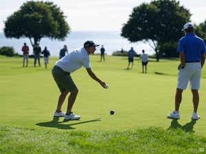 Playing bowls