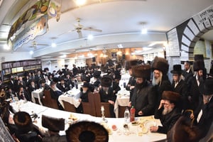 Hasidim gather at the Hillula of the Abir Yaakov