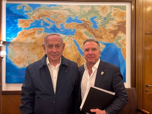 Benjamin Netanyahu and Steve Witkoff