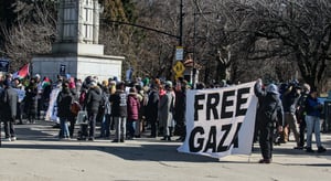 Brooklyn pro-Palestine protest