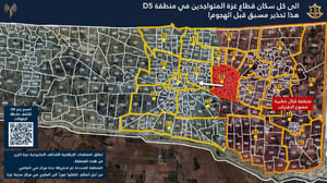 Evacuation map for Jebaliya.