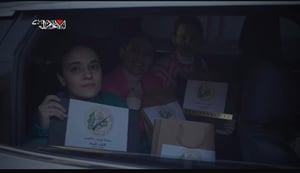 Hamas documents the release of the 3 hostages in sick propaganda video