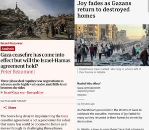 Shocking: International Media Shifts Focus to Gaza Ceasefire, Minimizing Hostage Release Impact