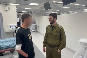 Captain A. with IDF soldier