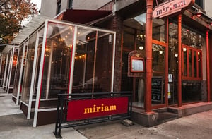 'Miriam' restaurant in Brooklyn