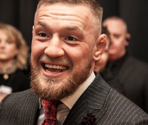 UFC and MMA fighter, Conor "The Notorious" McGregor at the Irish premiere of the documentary about his rise within the ranks of MMA fighting