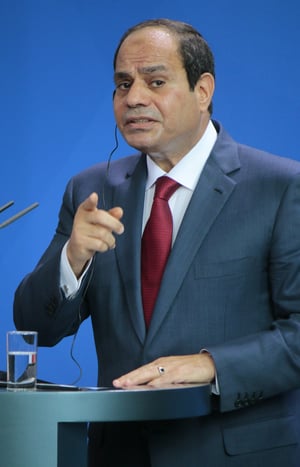 Abdel Fattah el-Sisi.