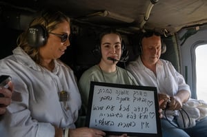 "I Chose the Path of Faith": Freed Hostage Agam Berger's Moving Message from IDF Helicopter