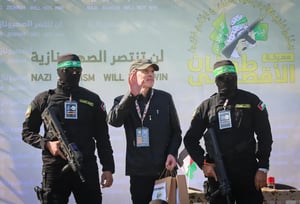 Hamas handing over Israeli hostage