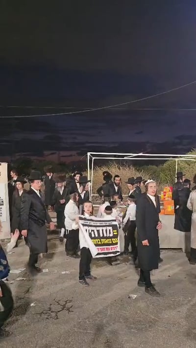 Fire Set at Entrance to Prison 10 During Simchas Beis Hashoeivah Protest
