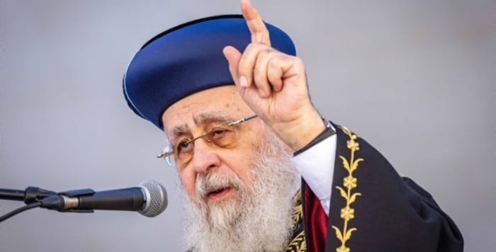 Rabbi Yitzhak Yosef on the common trend in the religious sector: lewdness 