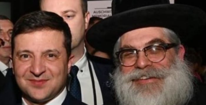 Zelenskyy and the Chief Rabbi of Ukraine. Archive