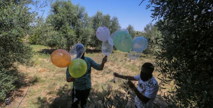 In response to the incendiary balloons: the IDF attacked in the Gaza Strip