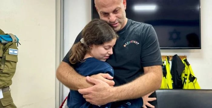 Hila Rotem and her uncle