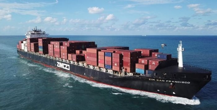 ZIM container ship