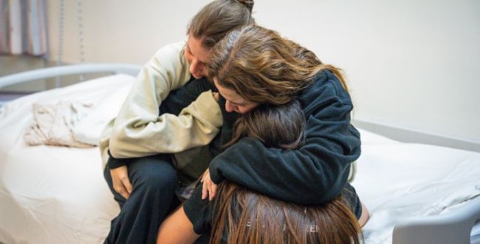 With Tears and Hugs: Raz Meets her Daughters after Hamas Captivity