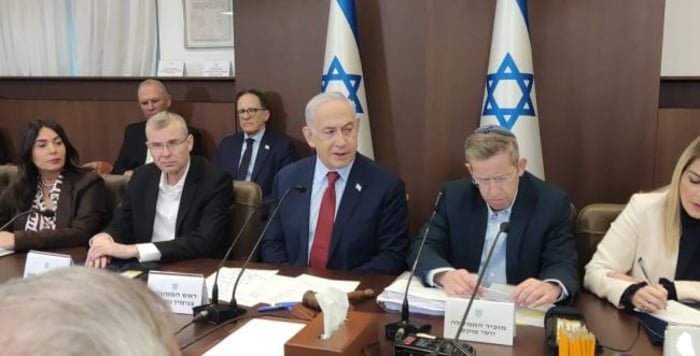 Cabinet meeting, Benjamin Netanyahu.